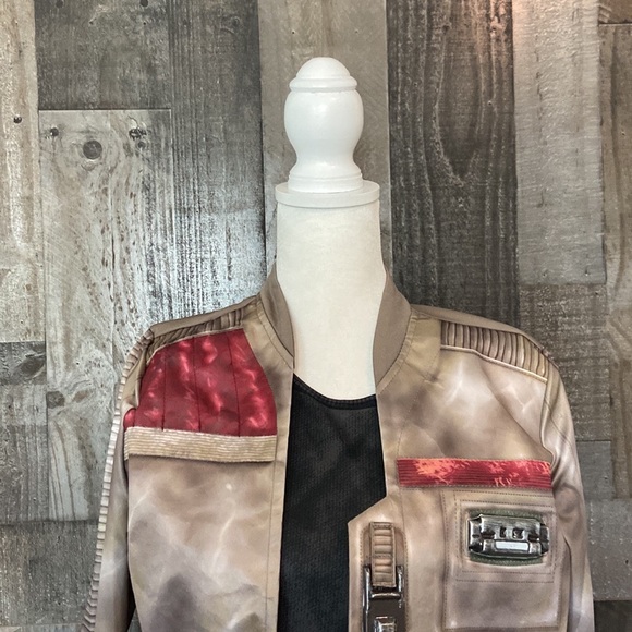 NWT! Disney Star Wars Finn cosplay boys large Halloween costume trick or treat - Picture 4 of 13